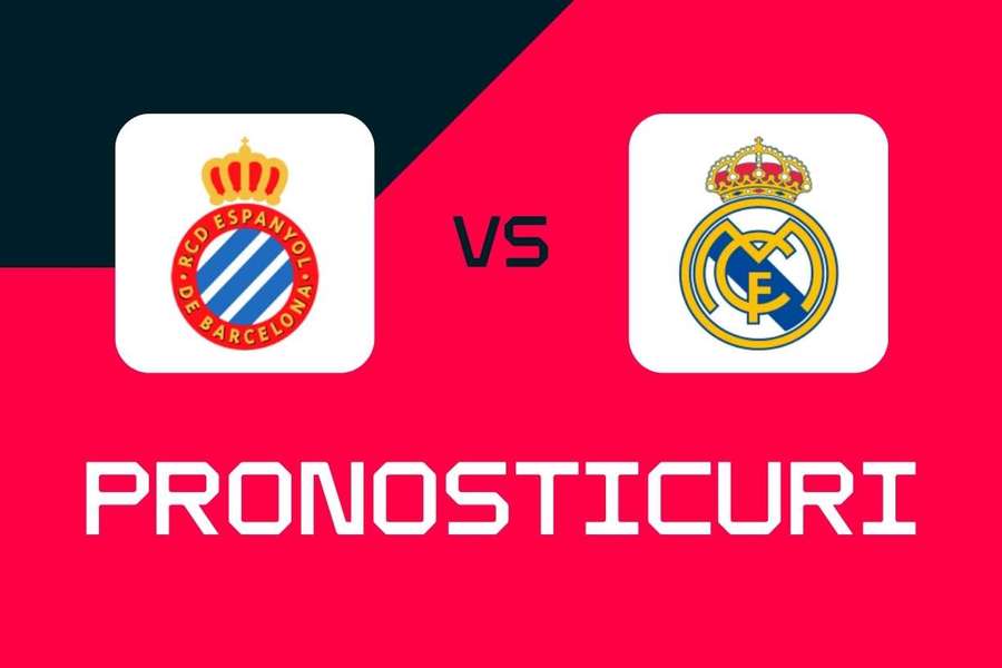 Espanyol - Real Madrid: Pronosticuri, Cele Mai Bune Pariuri și Cote (La Liga)
