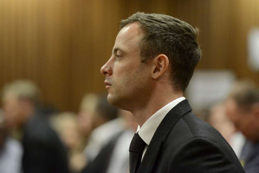 Oscar Pistorius, durante el juicio por el asesinato de su esposa en 2014.