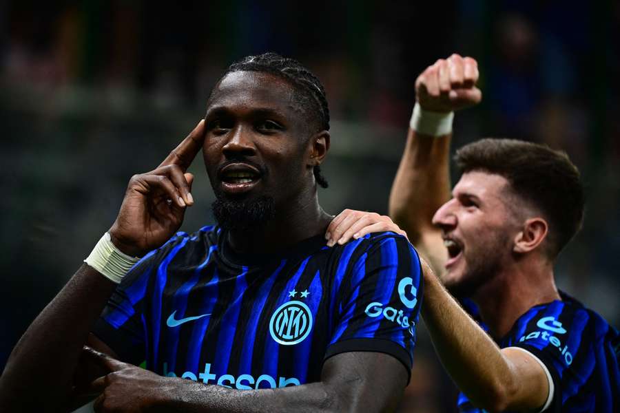 Marcus Thuram v zápase skóroval dvakrát.