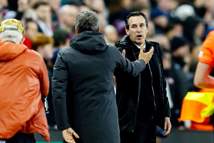 Unai Emery y Luis Enrique Unai Emery y Luis Enrique