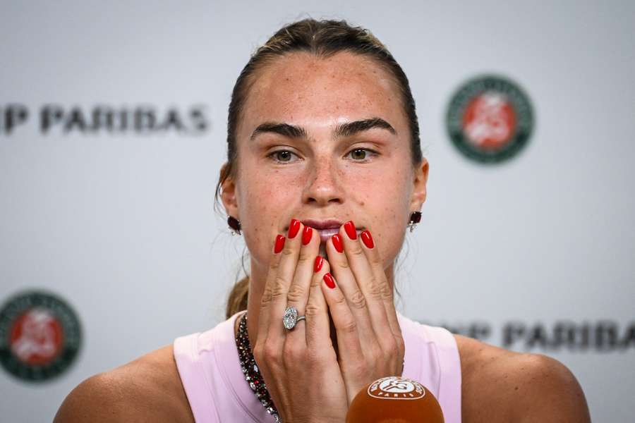 Aryna Sabalenka, liderul mondial WTA, a susținut o conferință de presă înainte de startul Roland Garros Aryna Sabalenka, liderul mondial WTA, a susținut o conferință de presă înainte de startul Roland Garros