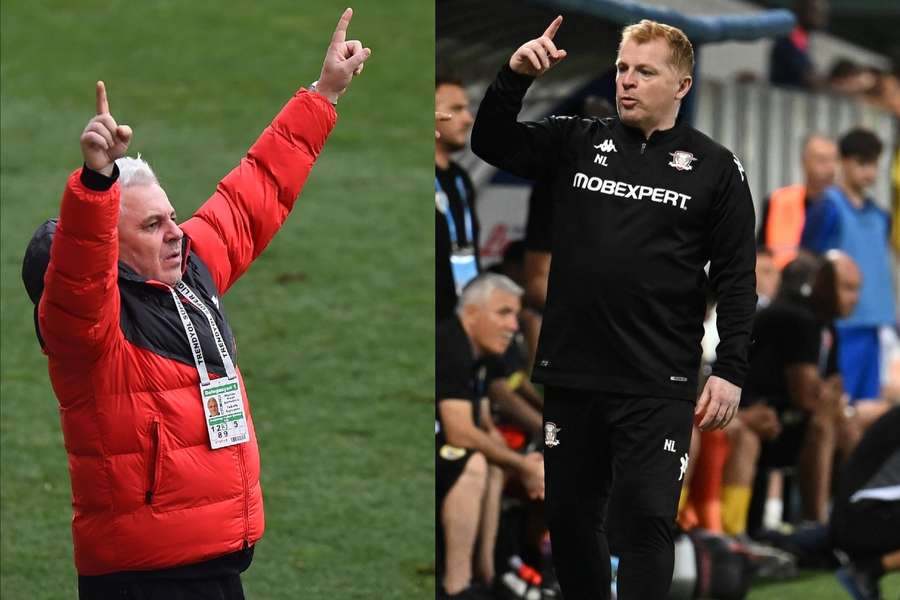 Marius Șumudică și Neil Lennon