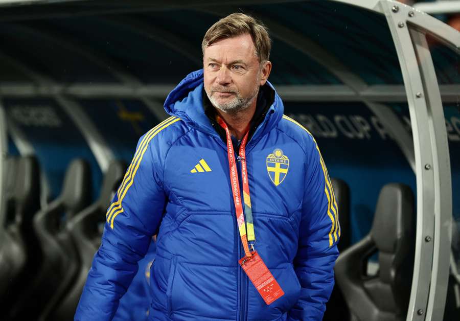 Sweden coach Peter Gerhardsson