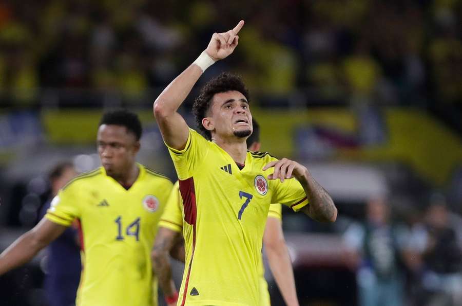 Luis Díaz fez os dois golos da reviravolta colombiana