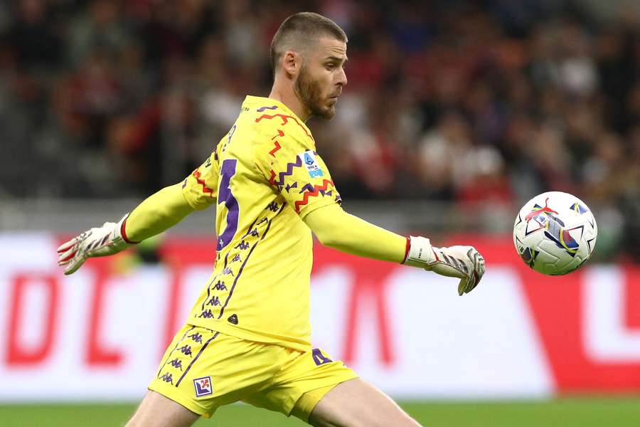 David de Gea, con la Fiorentina