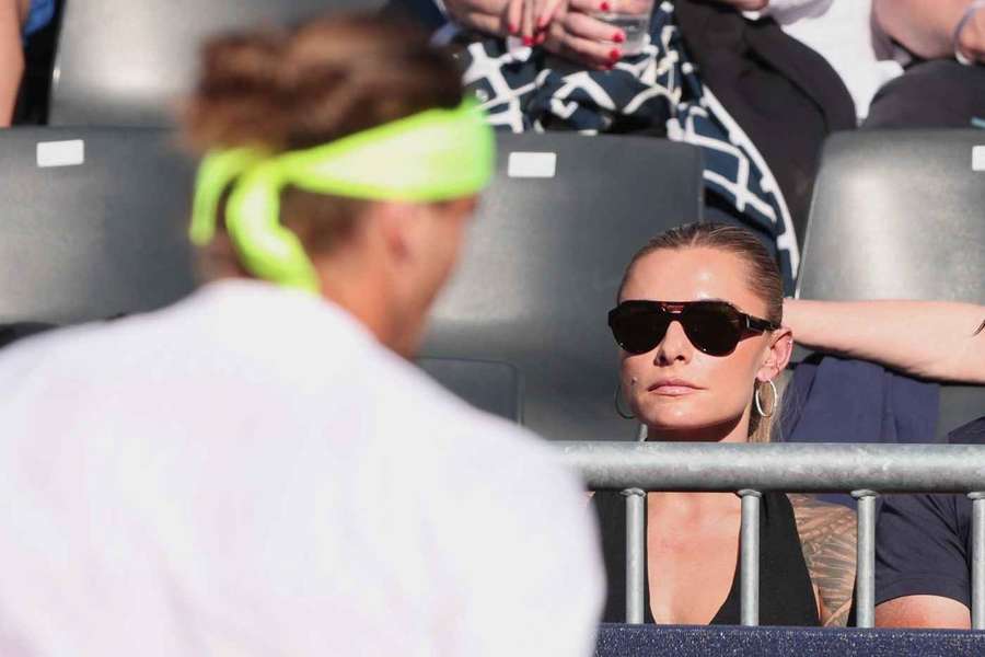 Sophia Thomalla hat ihren Partner Alexander Zverev im Blick