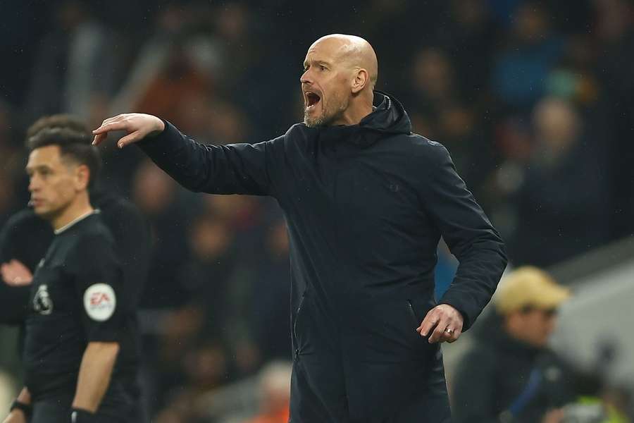 Erik Ten Hag vindt dat sommige Manchester United-spelers niet 100% gaven tegen Spurs