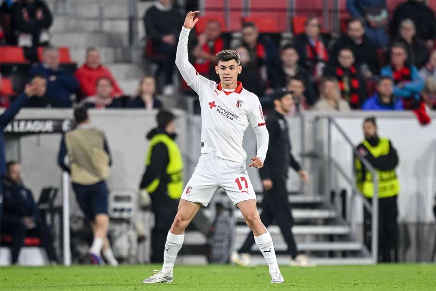 Gabriel Moscardo fez 39 jogos pelo SC Braga na última época