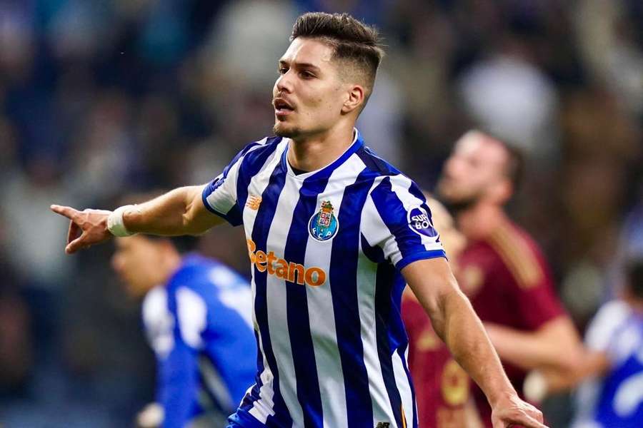 Francisco Moura celebra pelo FC Porto