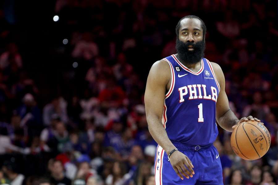 James Harden tijdens de halve finales van de afgelopen play-offs