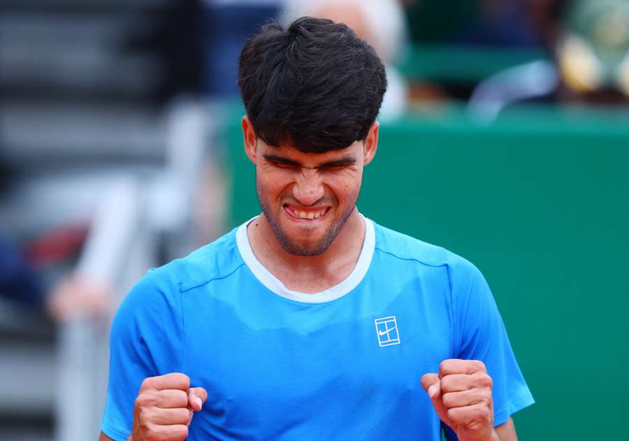 Ballt auf allen Plätzen der Welt die Siegerfaust: Carlos Alcaraz Ballt auf allen Plätzen der Welt die Siegerfaust: Carlos Alcaraz