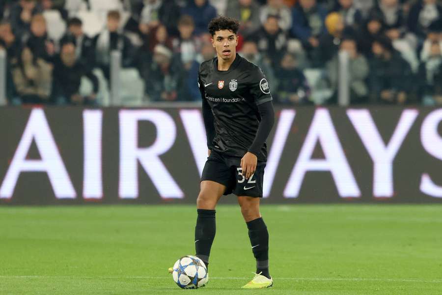 João Simões na partida com a Juventus João Simões na partida com a Juventus