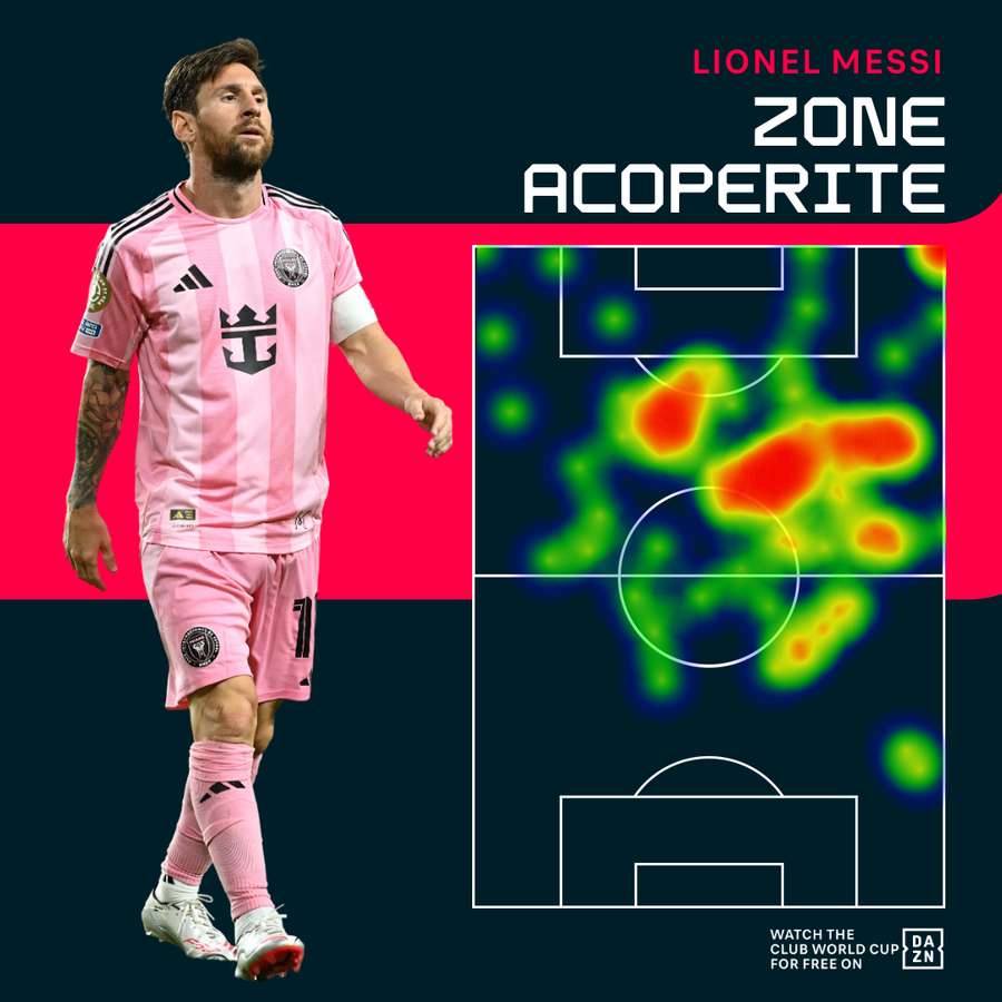 Zone acoperite Lionel Messi