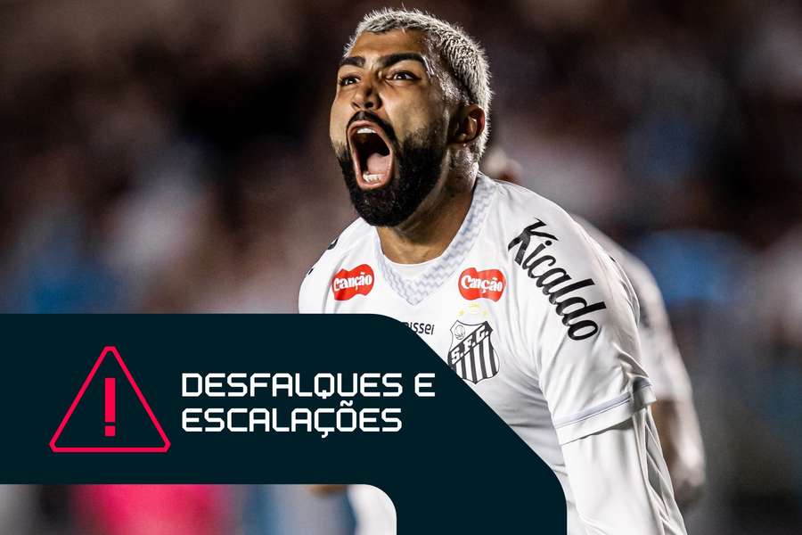 Preservado, Gabigol desfalca Santos na estreia do Brasileirão Preservado, Gabigol desfalca Santos na estreia do Brasileirão