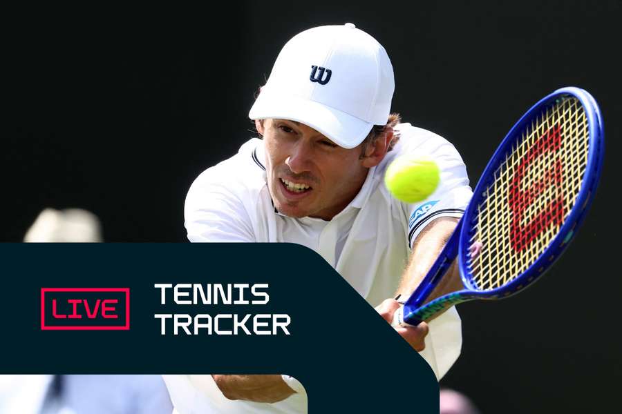 Alex de Minaur is in action this morning Alex de Minaur is in action this morning