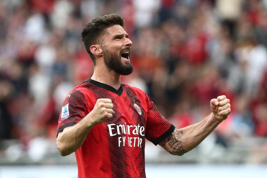 Giroud scoorde onlangs nog voor AC Milan