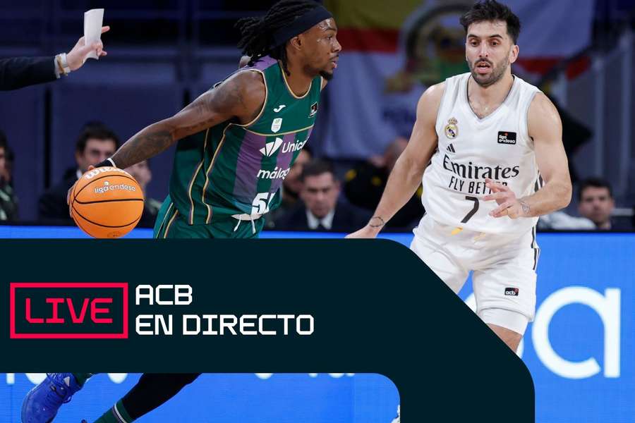 Kendrick Perry ante Facundo Campazzo, en el Real Madrid-Unicaja de la ida Kendrick Perry ante Facundo Campazzo, en el Real Madrid-Unicaja de la ida