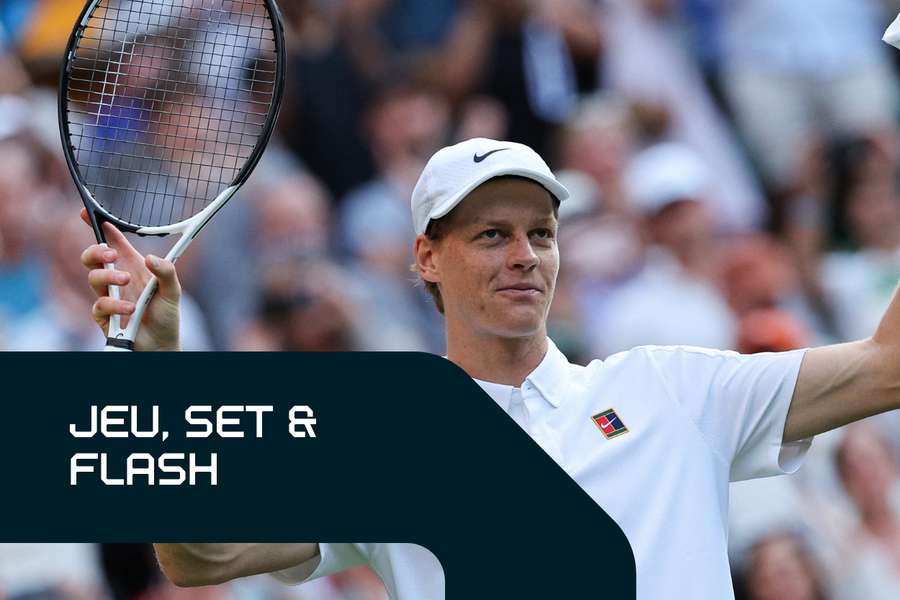 Jannik Sinner à Wimbledon.