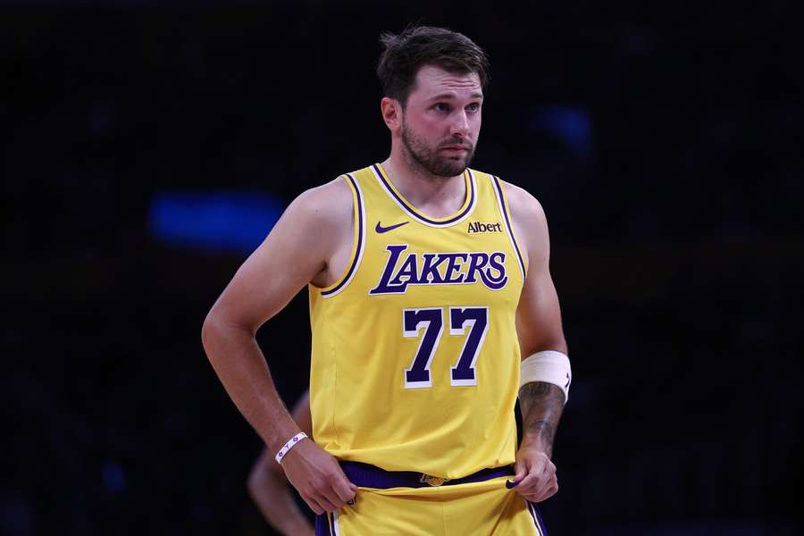 Luka Doncic during preseason