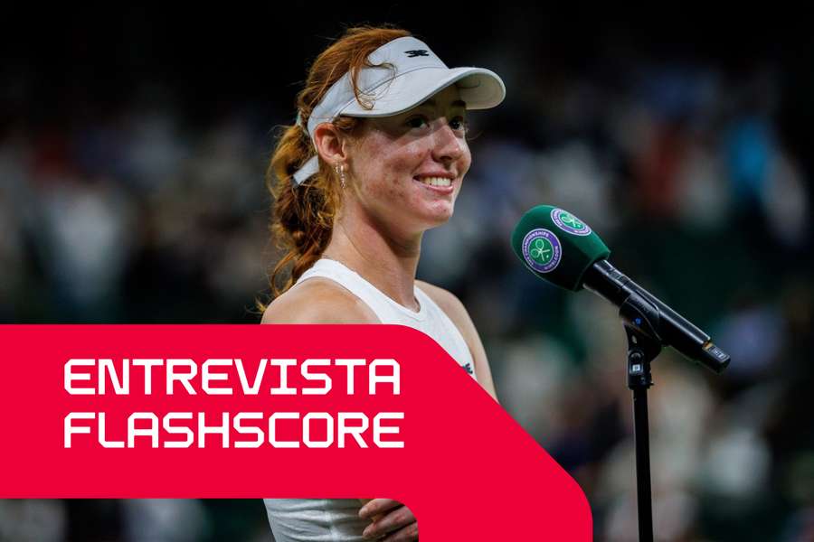 Maya Joint falou em exclusivo ao Flashscore em Praga Maya Joint falou em exclusivo ao Flashscore em Praga