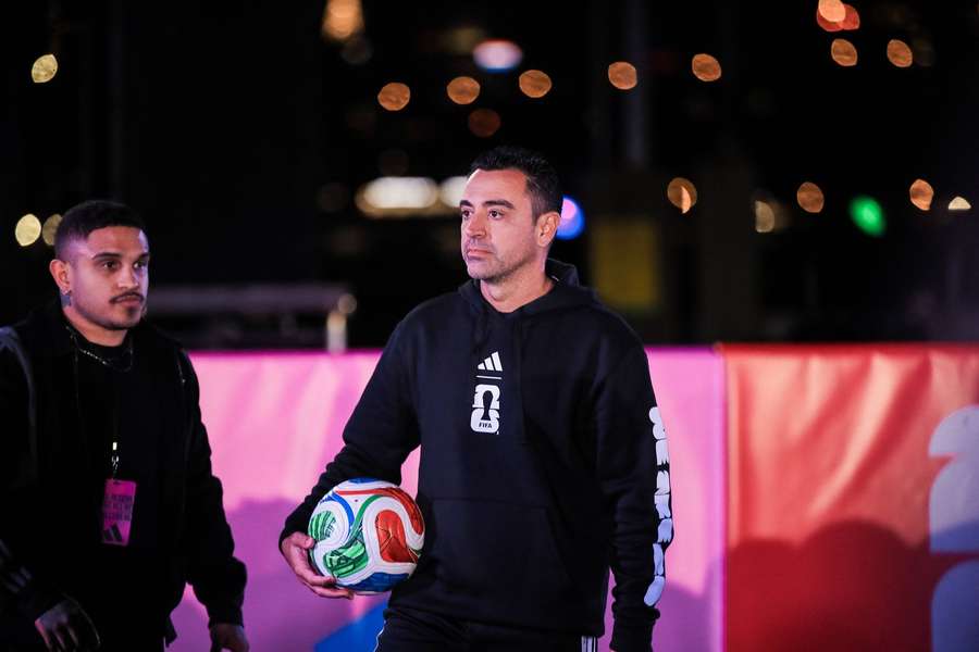 Xavi Hernandez attends the unveiling event of the 2026 World Cup match ball Xavi Hernandez attends the unveiling event of the 2026 World Cup match ball