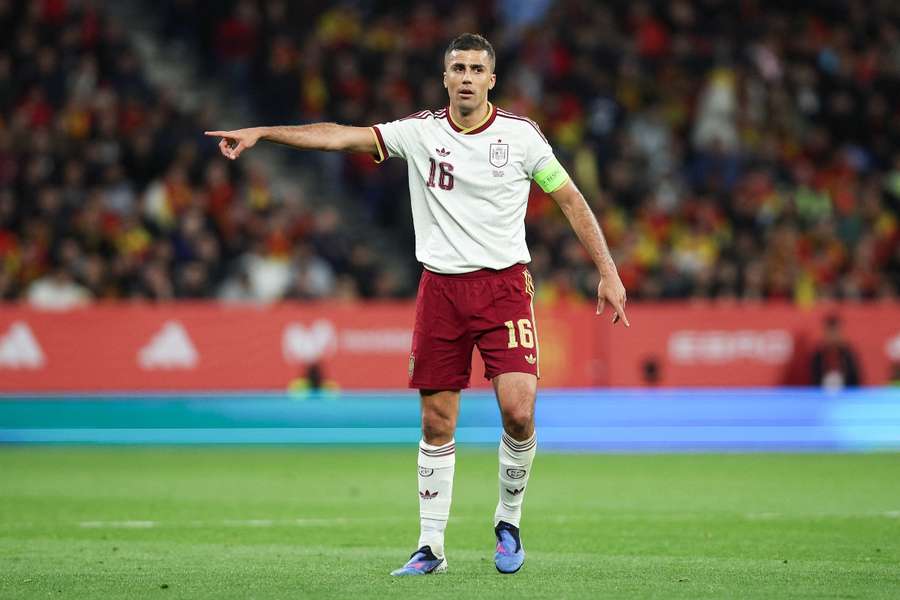 Rodri Hernández, durante el España-Egipto