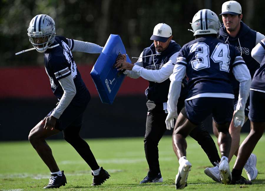 Treino dos Cowboys no Rio Treino dos Cowboys no Rio