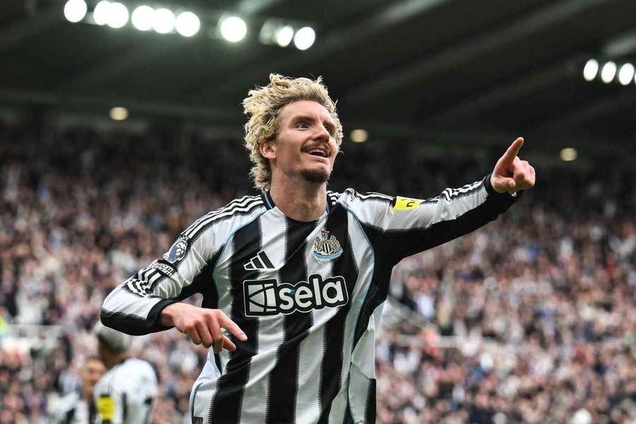 Woltemade celebrates scoring for Newcastle