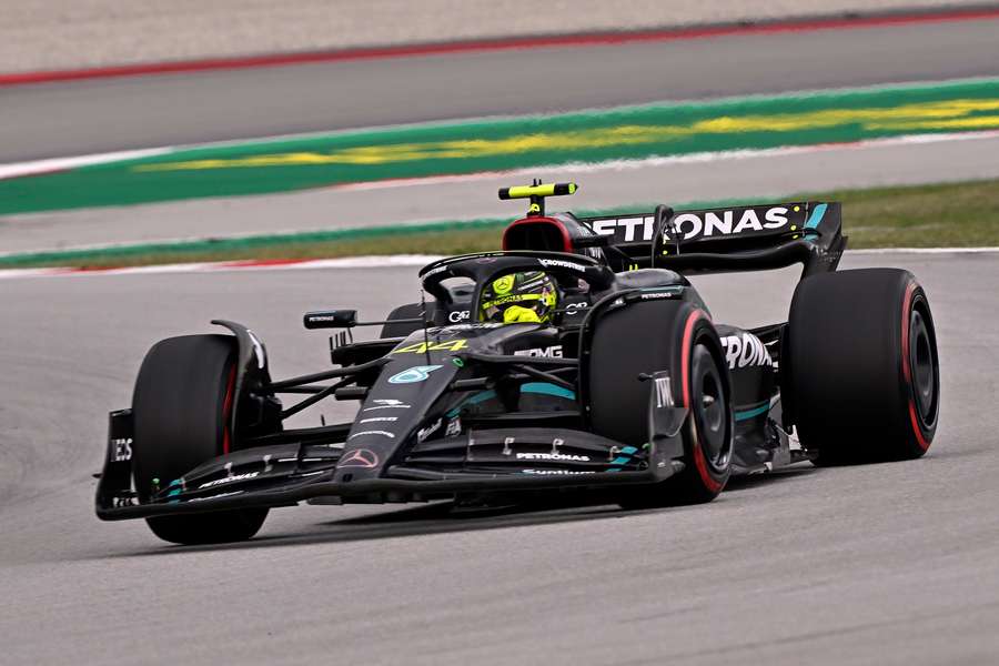 Mercedes' Lewis Hamilton and George Russell both finished on the podium in Barcelona