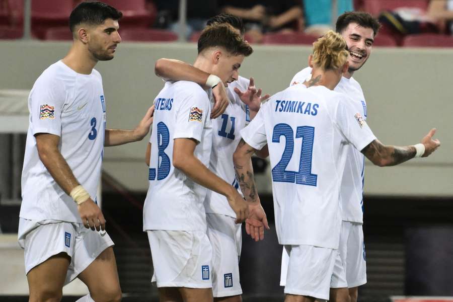 Ioannidis and his teammates celebrate