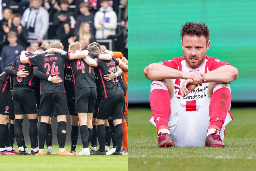 Mens FC Midtjylland har sejret to kampe i træk, fik AaB's sejrsstime i ligaen en hurtig ende, da de mandag tabte hjemme til OB.