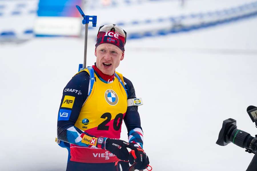 Johannes Thinges Bö ist im Biathlon nahezu unschlagbar.