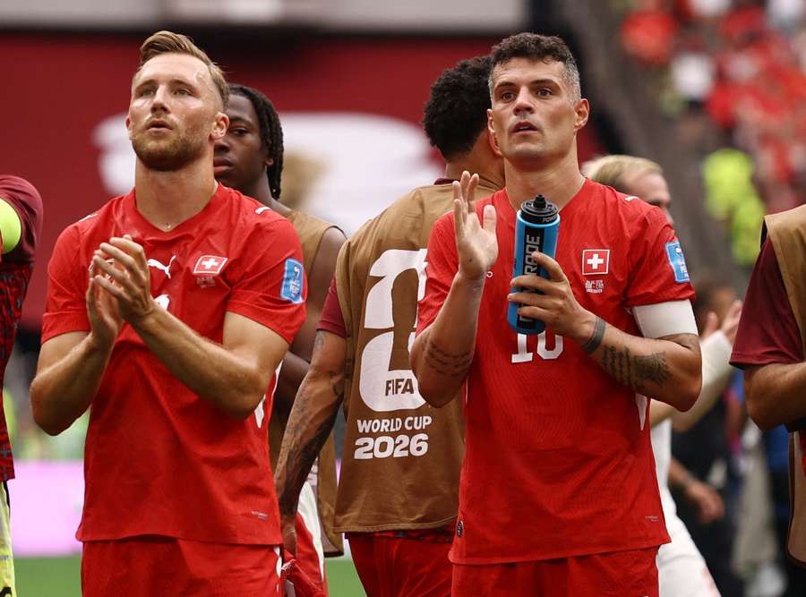 Xhaka (r.) hat Petkovic viel zu verdanken Xhaka (r.) hat Petkovic viel zu verdanken
