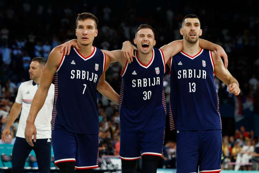 Serbia celebrate their bronze