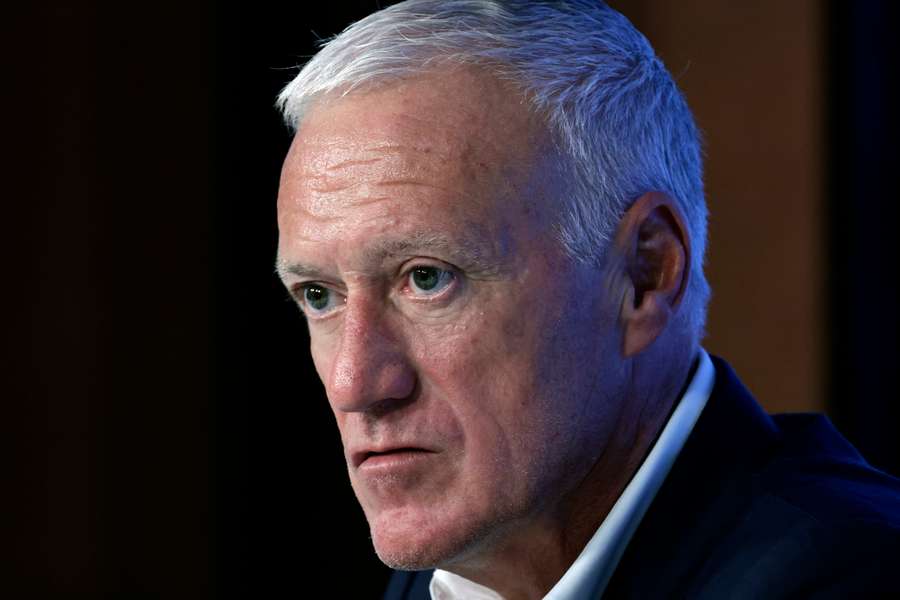 Deschamps lors de l'annonce de sa liste jeudi dernier.