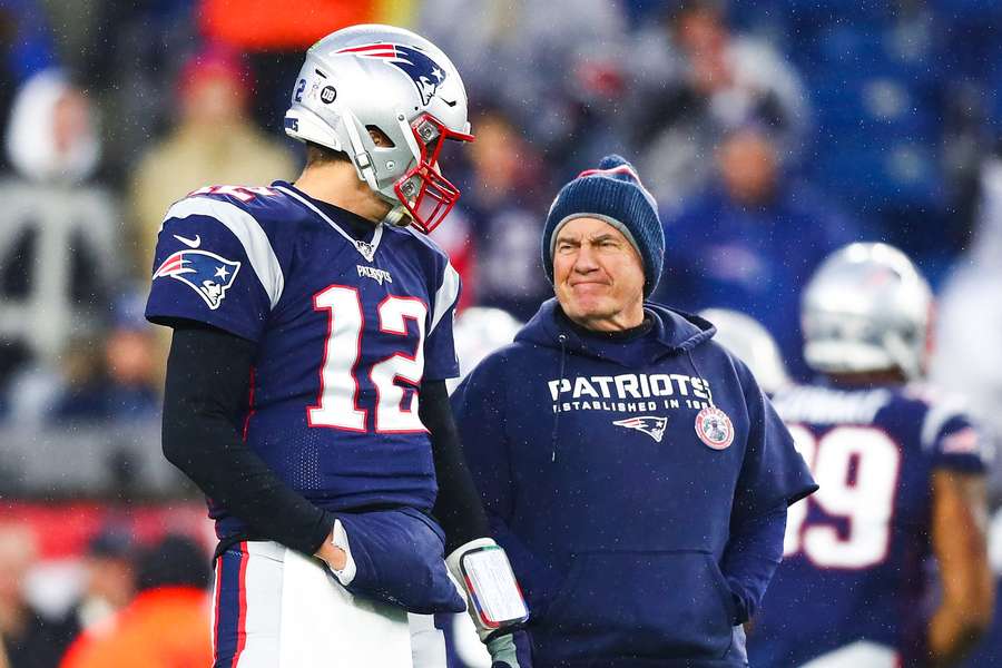 Tom Brady and Bill Belichik during their time with the New England Patriots.