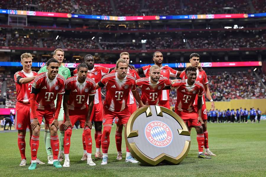 Die Bayern beim Spiel gegen PSG in der Klub WM.