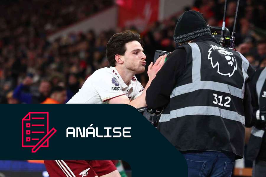 Declan Rice festeja Declan Rice festeja