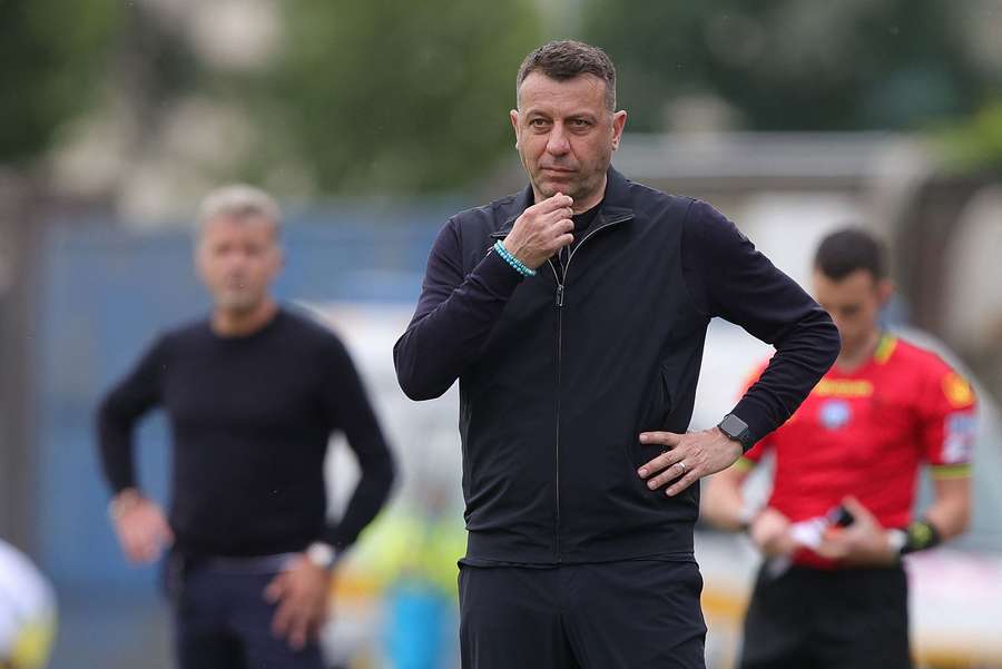 Roberto D'Aversa durante Empoli-Lazio