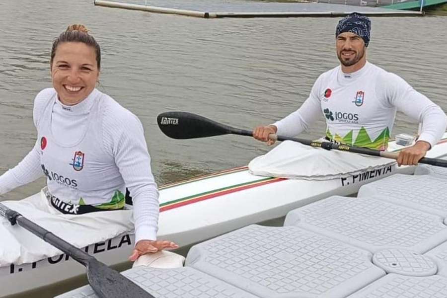 Teresa Portela e Fernando Pimenta garantiram o bronze