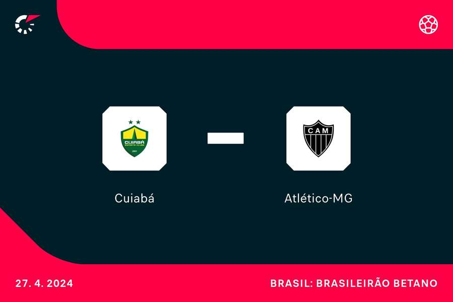 Cuiabá e Atlético-MG duelam neste sábado (27) na Arena Pantanal