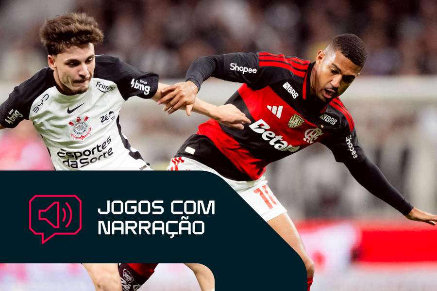O duelo entre Flamengo e Corinthians terá narração do Flashscore O duelo entre Flamengo e Corinthians terá narração do Flashscore