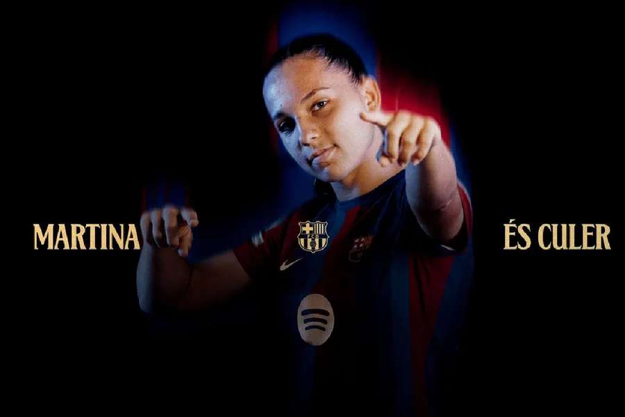 Martina Fernández, otra vez culé