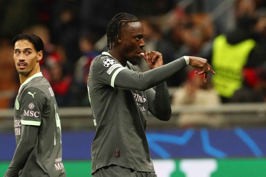 Tammy Abraham celebrates his goal