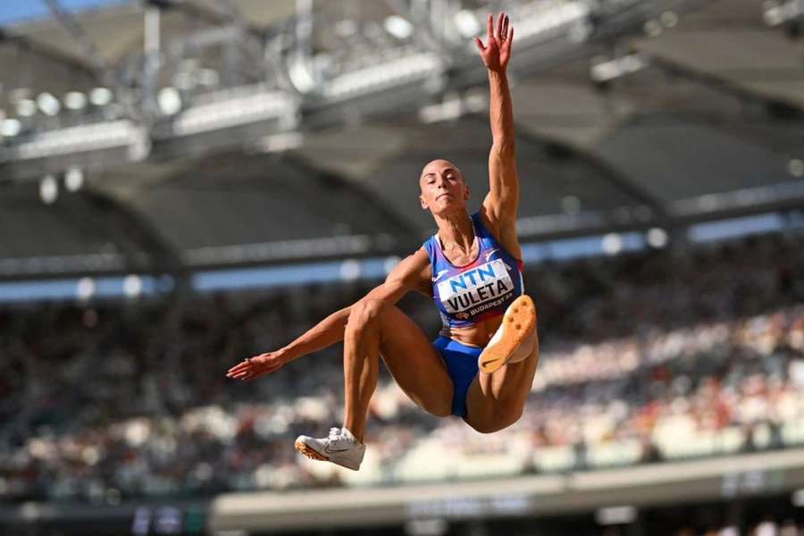 Ivana Vuleta, championne du monde de saut en longueur