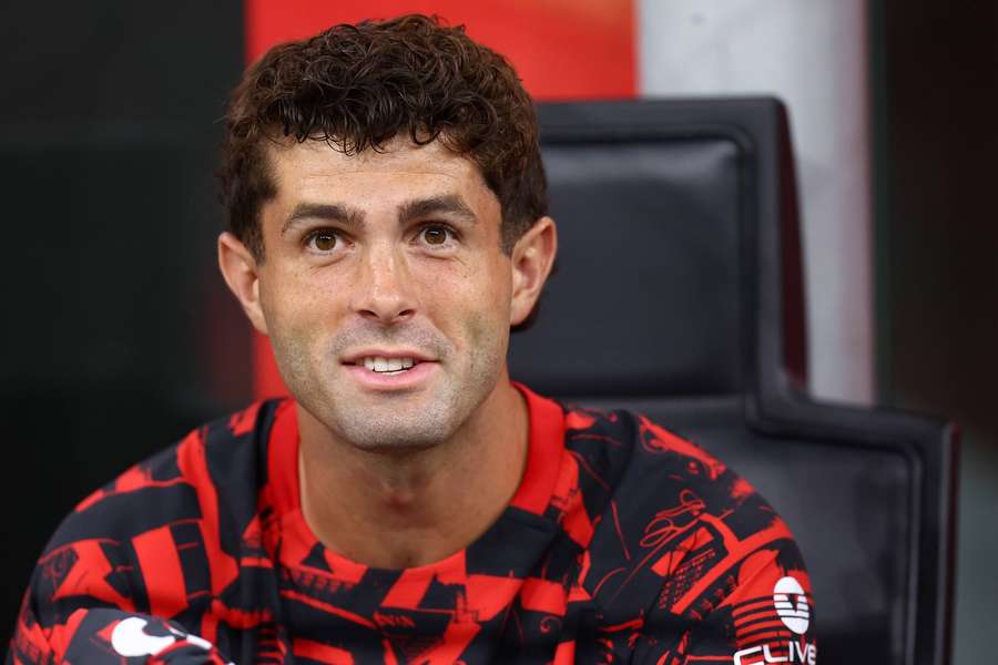 AC Milan forward Christian Pulisic.