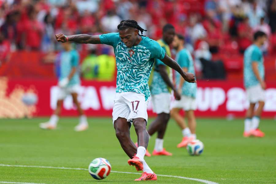 Rafa Leao, con Portugal