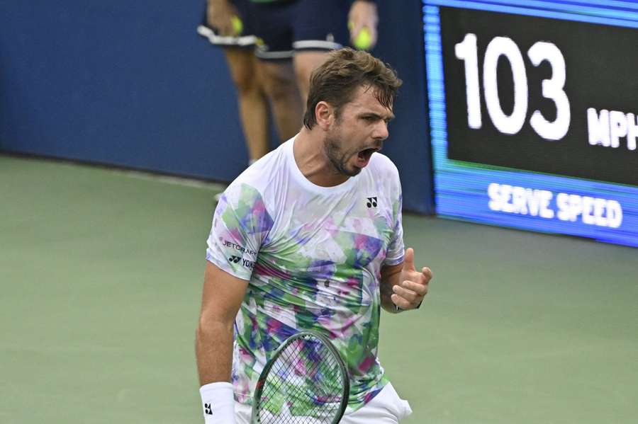 Stan Wawrinka schlägt nochmal in New York auf. Stan Wawrinka schlägt nochmal in New York auf.