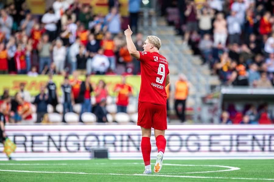 Harder se despidió del Nordsjaelland con una asistencia en el partido del sábado ante el Aarhus