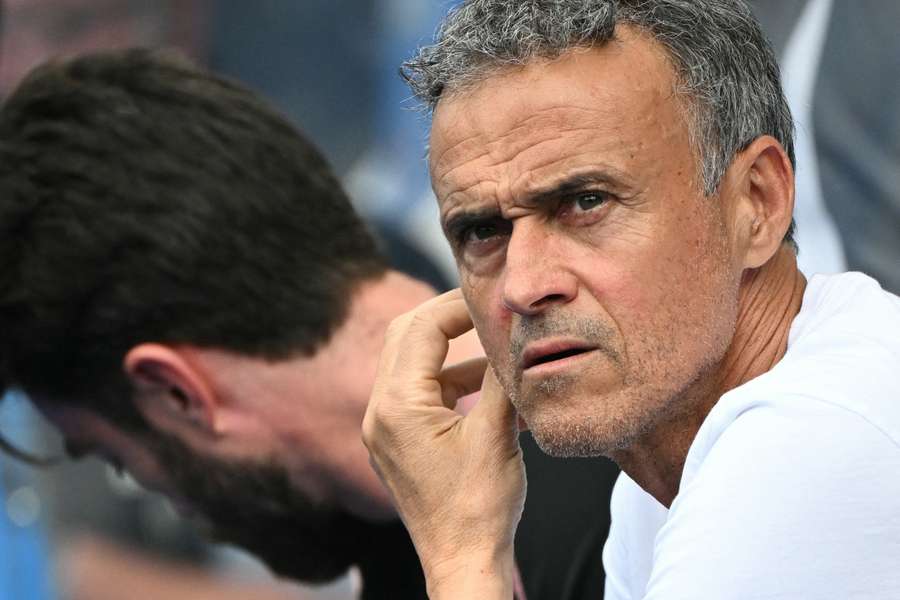 Luis Enrique en Estrasburgo este fin de semana.